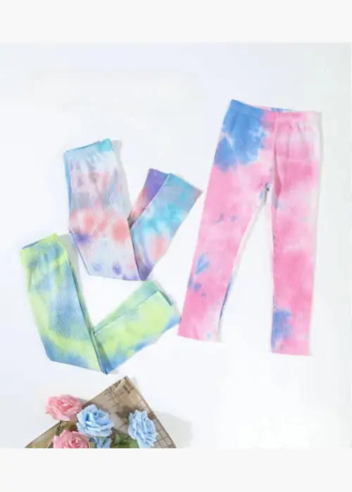 Лосины с принтом для девочки (р-р 100-140)