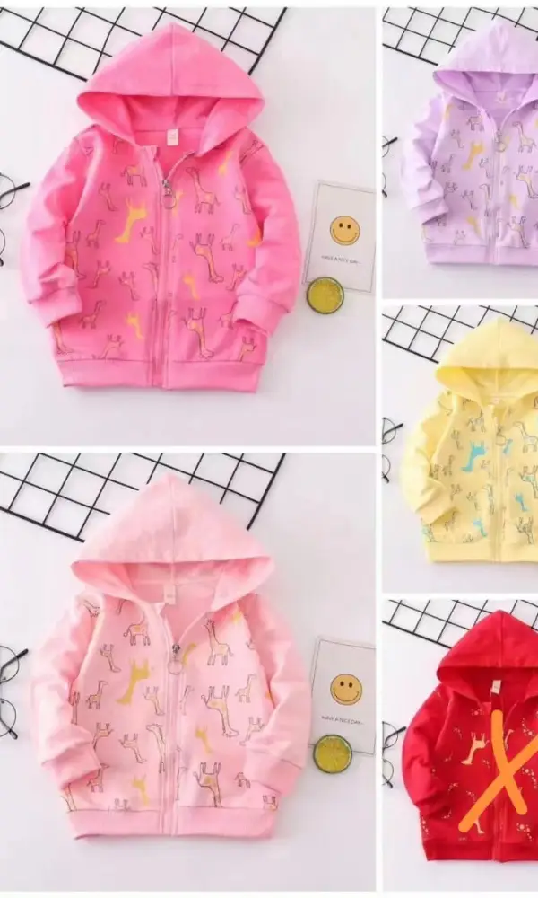 Толстовка с капюшоном на девочку ( 1-4 г)