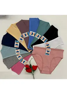 Трусы - слипы женские однотонные р-р 3XL-5XL