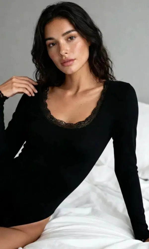 Боди женское с кружевом р-р SS/MM