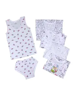 Комплект "Майка и трусы", с принтом (3-7 лет)