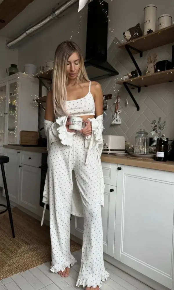 Комплект рубчик , домашний комплект женский ( р-р единый)