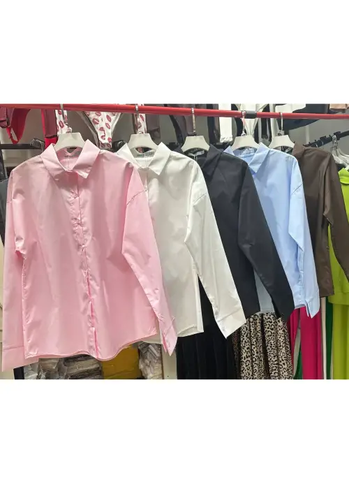 Рубашка приталенная с завязками женская (р-р 42-48)