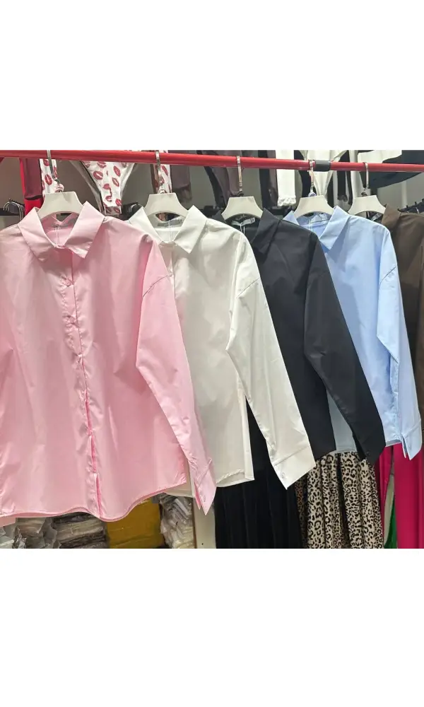 Рубашка приталенная с завязками женская (р-р 42-48)