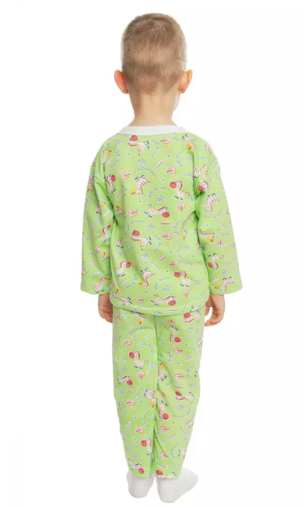 Пижама с начесом, для девочек/мальчиков (3-7 лет)