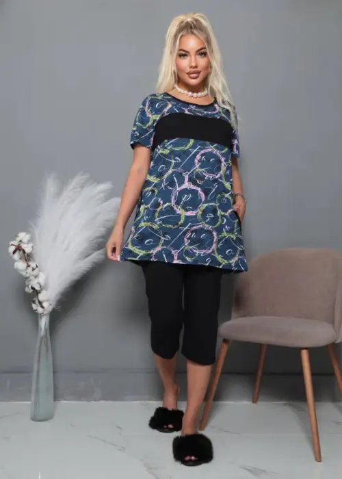 Костюм домашний с бриджами дачный р-р 50-60