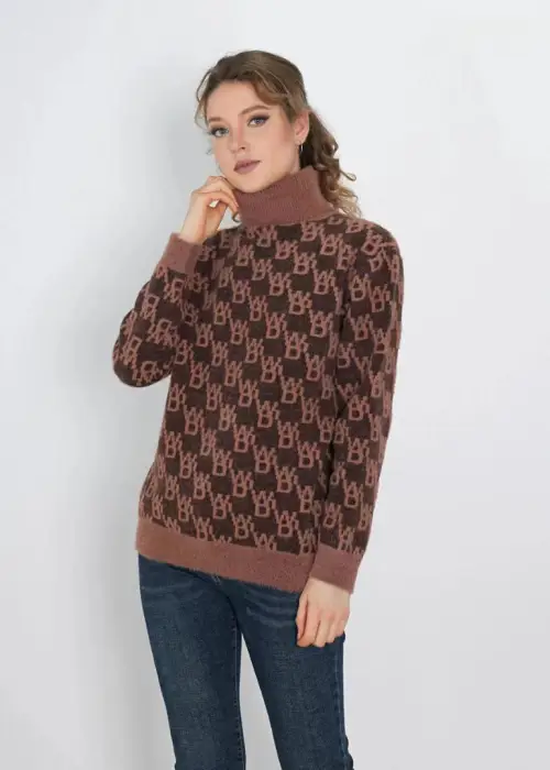 Джемпер женский с воротником р-р 54-56