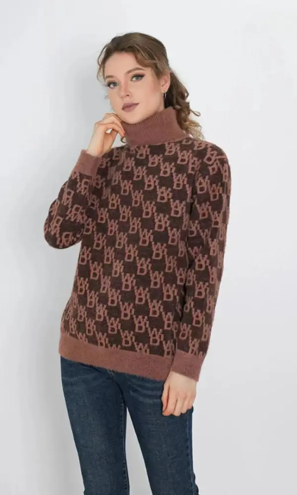 Джемпер женский с воротником р-р 54-56