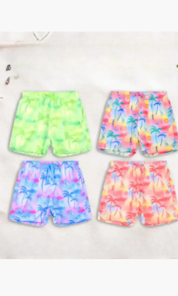 Шорты плавательные женские с принтом (р-р M-3XL)