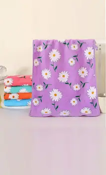 Полотенце из микрофибры ромашка р-р 26*48