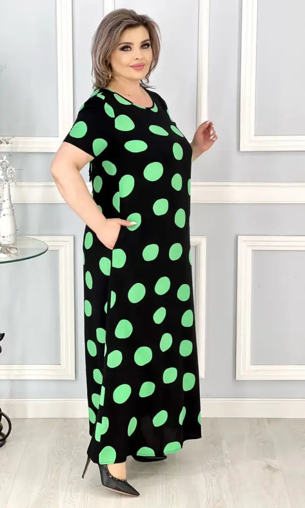 Женское платье в пол, штапель ( р-р 50-56)