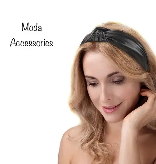 Ободок для волос , экокожа