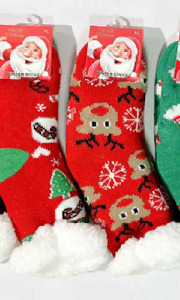 Носки подростковые теплые с мехом (р-р 35-42)