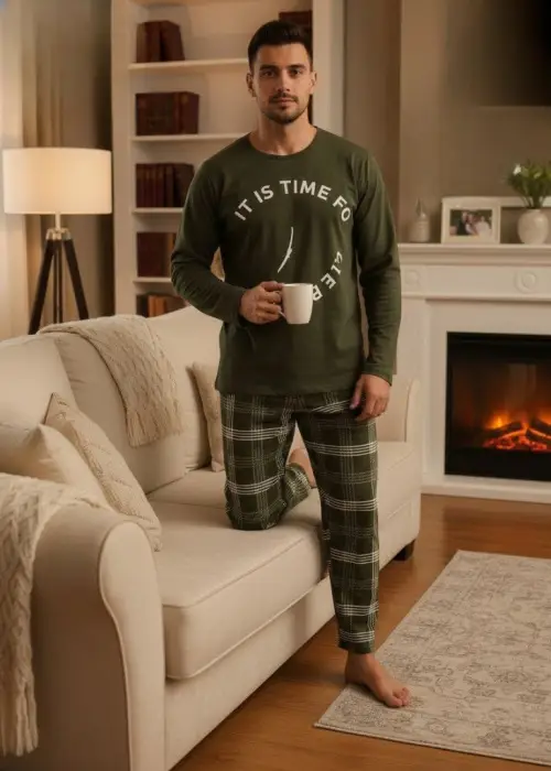 Пижама с начёсом р-р 48-56