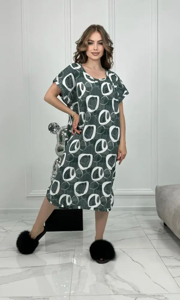 Платье-туника домашняя, летняя ( р-р 62-72)