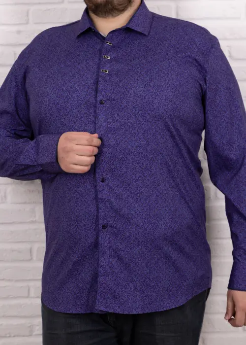 Рубашка мужская, с принтом, большие размеры (р-р 52-62)