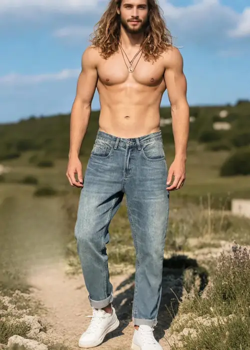 Джинсы бананы мужские стрейчевые (р-р 28-36)