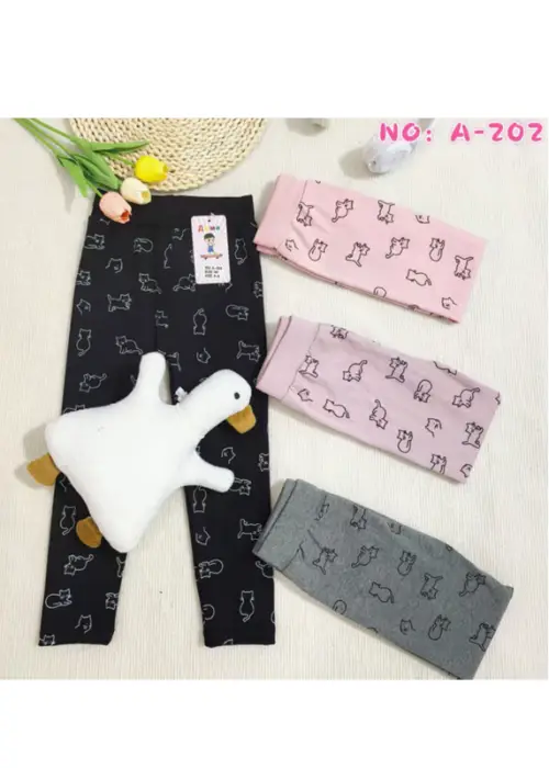 Лосины для девочки с принтом (р-р 2-5 лет)