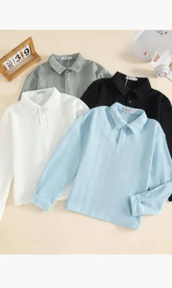 Лонгслив поло нарядный для мальчика (р-р 128-152)