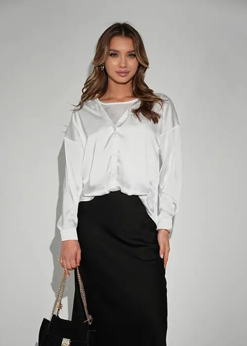 Комплект двойка женский блузка+топ р-р 48-54