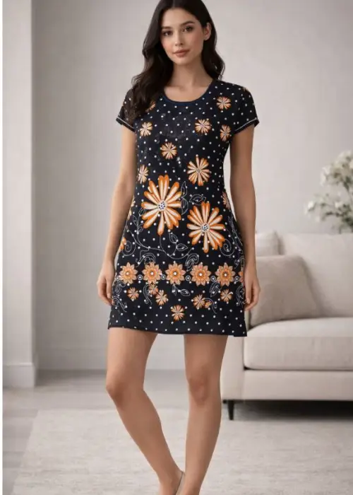 Туника удлинённая домашняя женская р-р 50-60