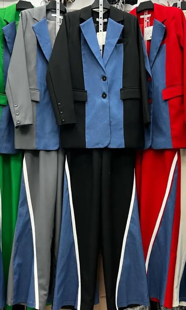 Костюм женский комбинированная джинса, спорт шик ( р-р 42-44)