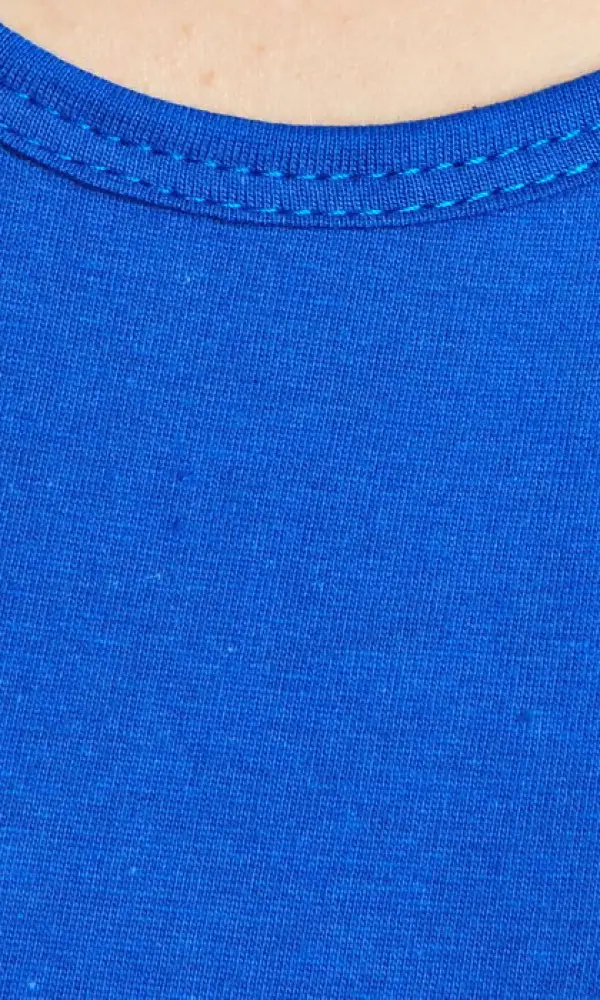Футболка женская, синяя (р-р 46-54)