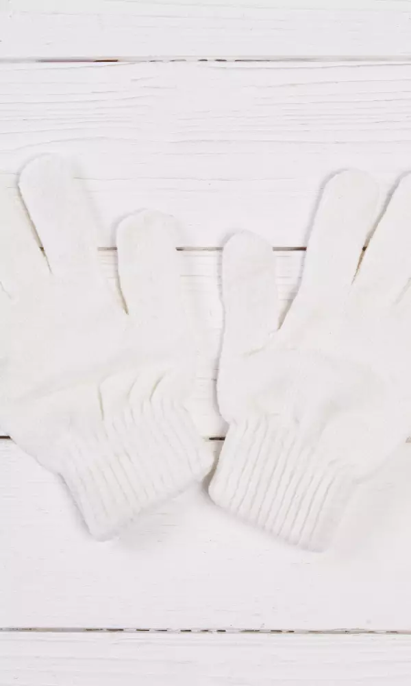 Перчатки женские одинарные, утепленные