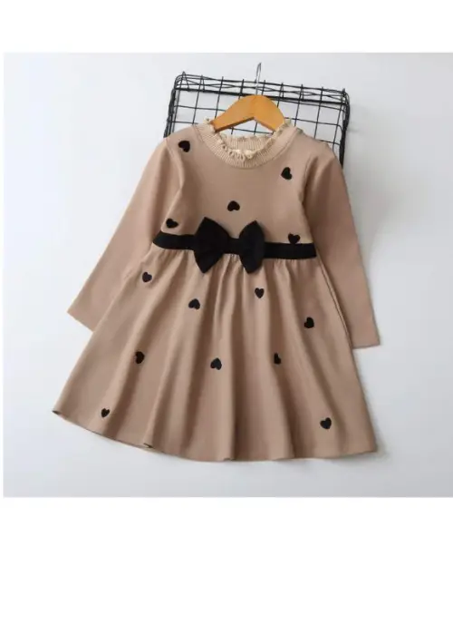 Платье с принтом для девочки р-р 104-152