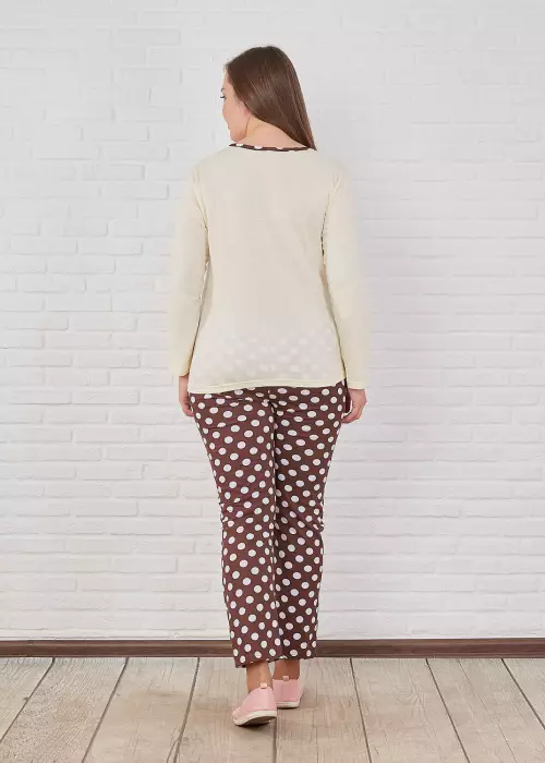 Комплект "Пижамный с брюками", женский, большие размеры (р-р 50-60)
