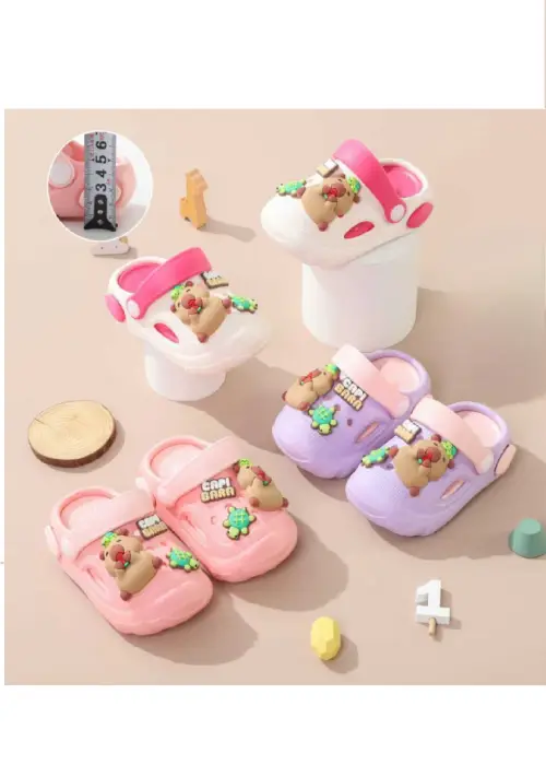 Сабо детские с украшениями р-р 24-29