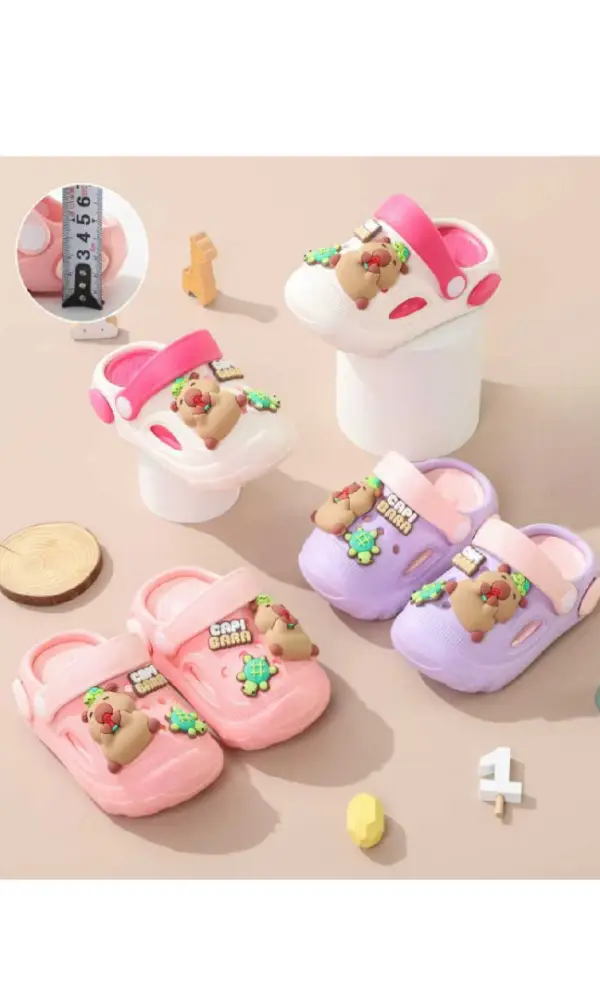 Сабо детские с украшениями р-р 24-29