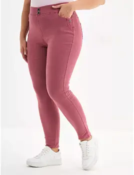 Джеггинсы с высокой посадкой скинни р-р M-4XL