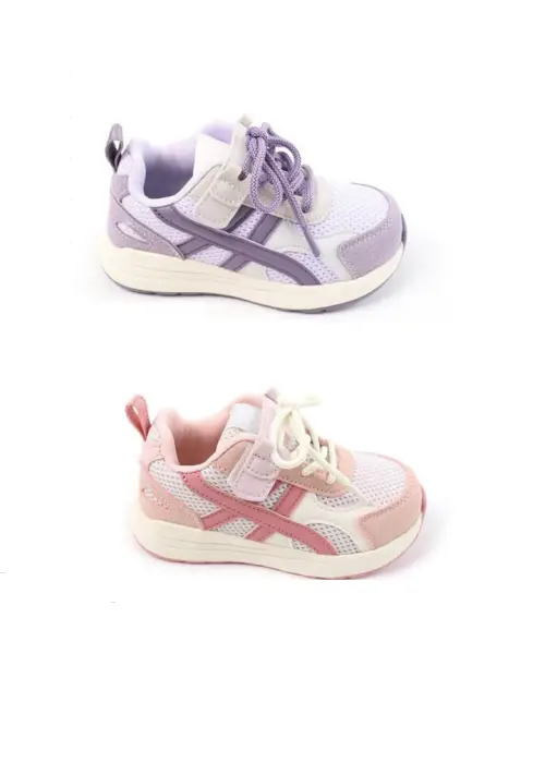 Кроссовки детские для девочки на завязках р-р 26-31