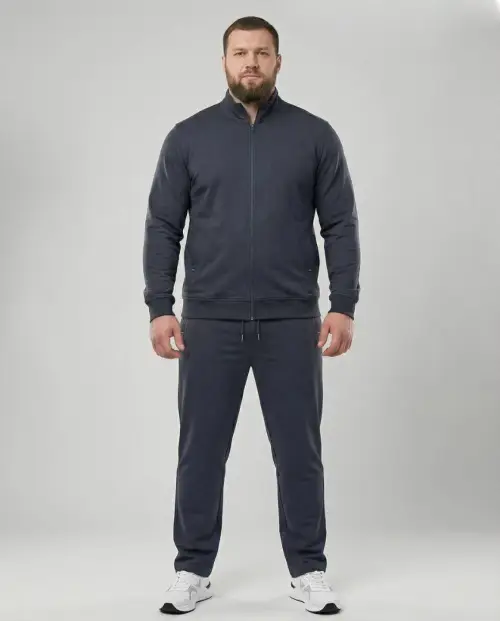 Спортивный костюм мужской толстовка на молнии+ брюки р-р 58-66