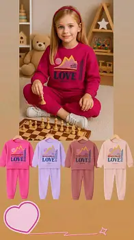 Костюм двойка для девочки р-р 110-128