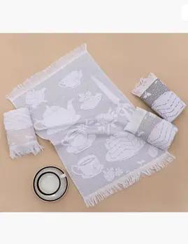 Полотенце кухонное с бахромой (40*60)