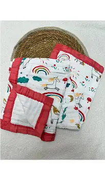 Плед муслиновый детский (р-р 110*110)