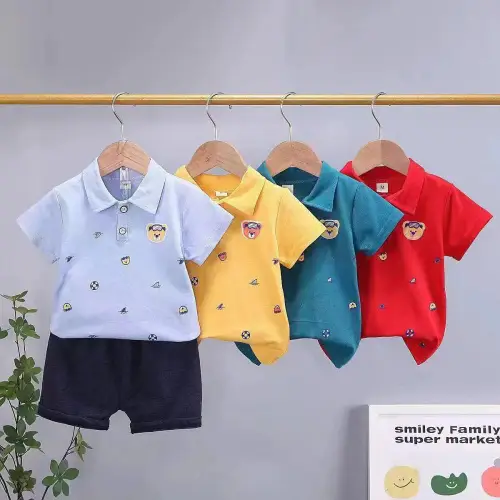 Костюм с шортами летний на мальчика ( 3-7 лет)