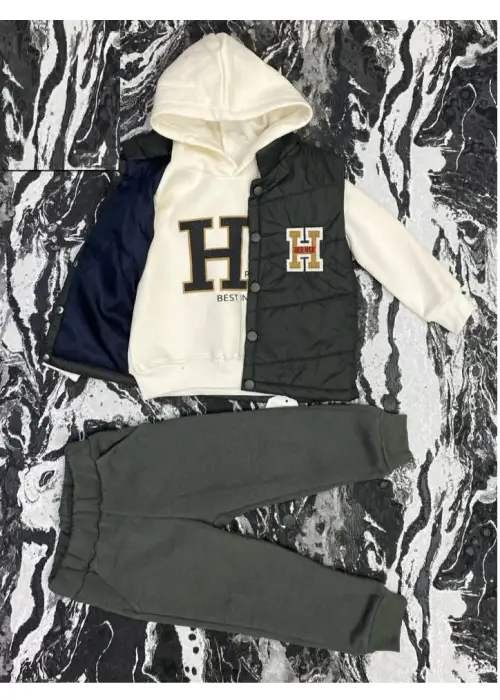 Костюм для мальчика тройка с начёсом (2-5 лет)