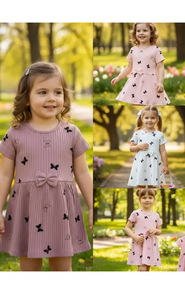 Платье лапша трикотажное для девочки (р-р 3-6 лет)