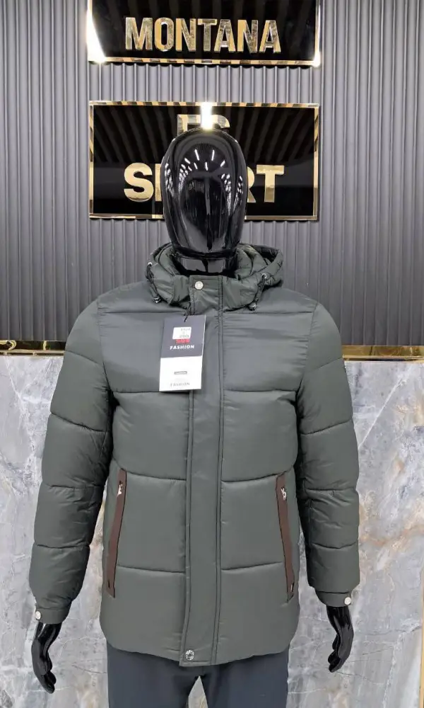 Мужская зимняя куртка р-р L-4XL