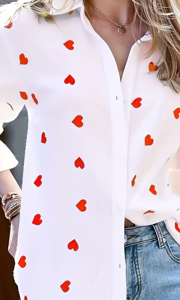 Женская рубашка хлопок с завязками на рукавах,принт ( р-р оверсайз)