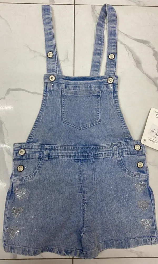 Джинсовый комбинезон на девочку ( 4-8 лет)