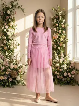 Платье с юбкой-пачкой для девочки р-р 34-42