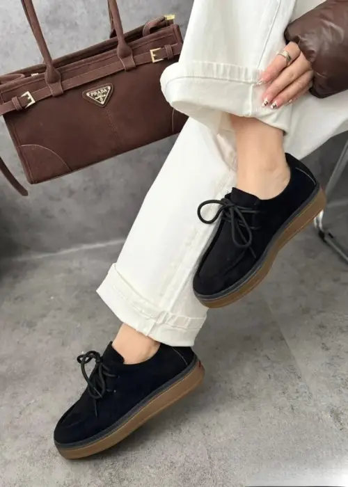 Лоферы на шнурках, полуботинки женские (р-р 36-41)