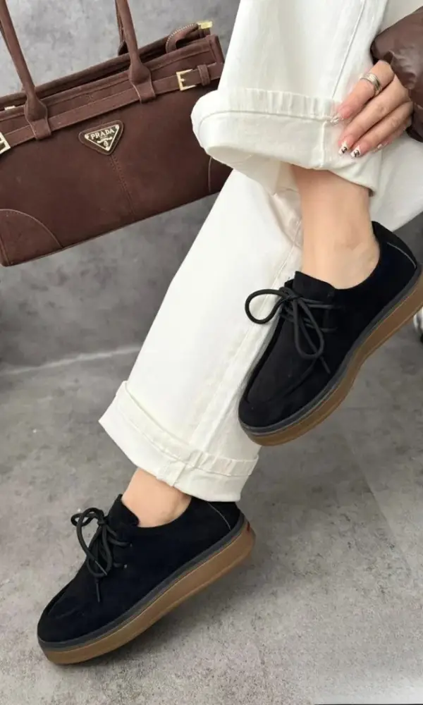 Лоферы на шнурках, полуботинки женские (р-р 36-41)