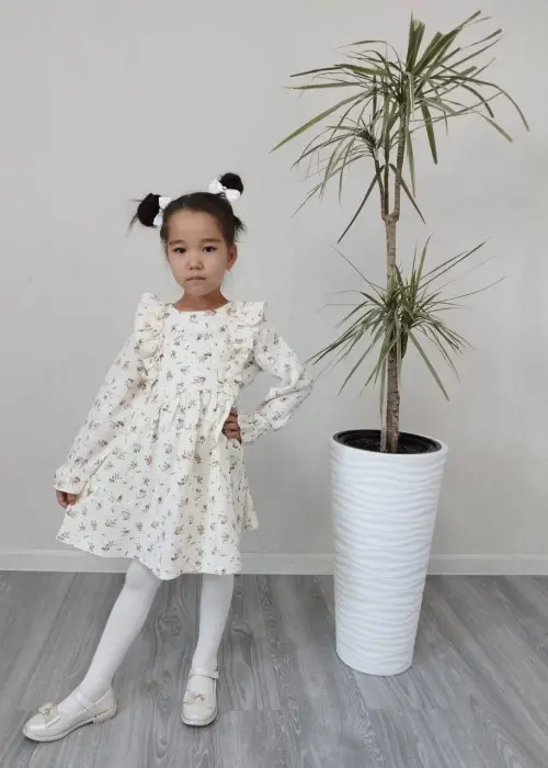 Платье из муслина для девочки р-р 28-34