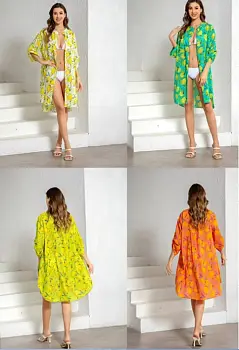 Пляжная туника женская (р-р 3XL-4XL)