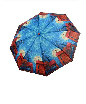 Зонт автомат облегчённый, складной, антиветер